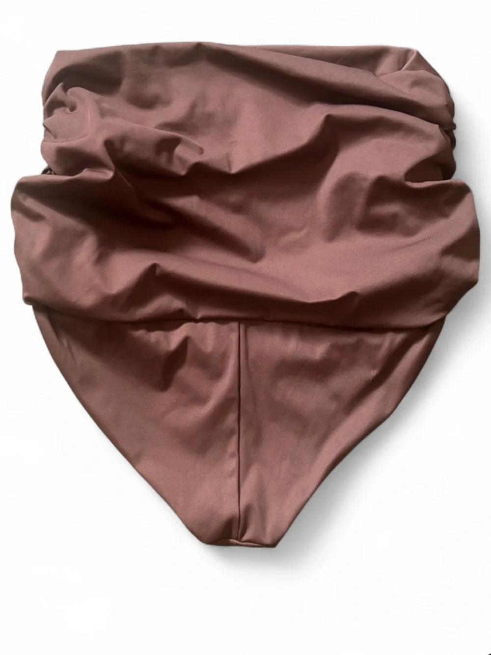 Skims Sculpting Swim Bottom Ruched High Waist In Cocoa Women’s Size XL